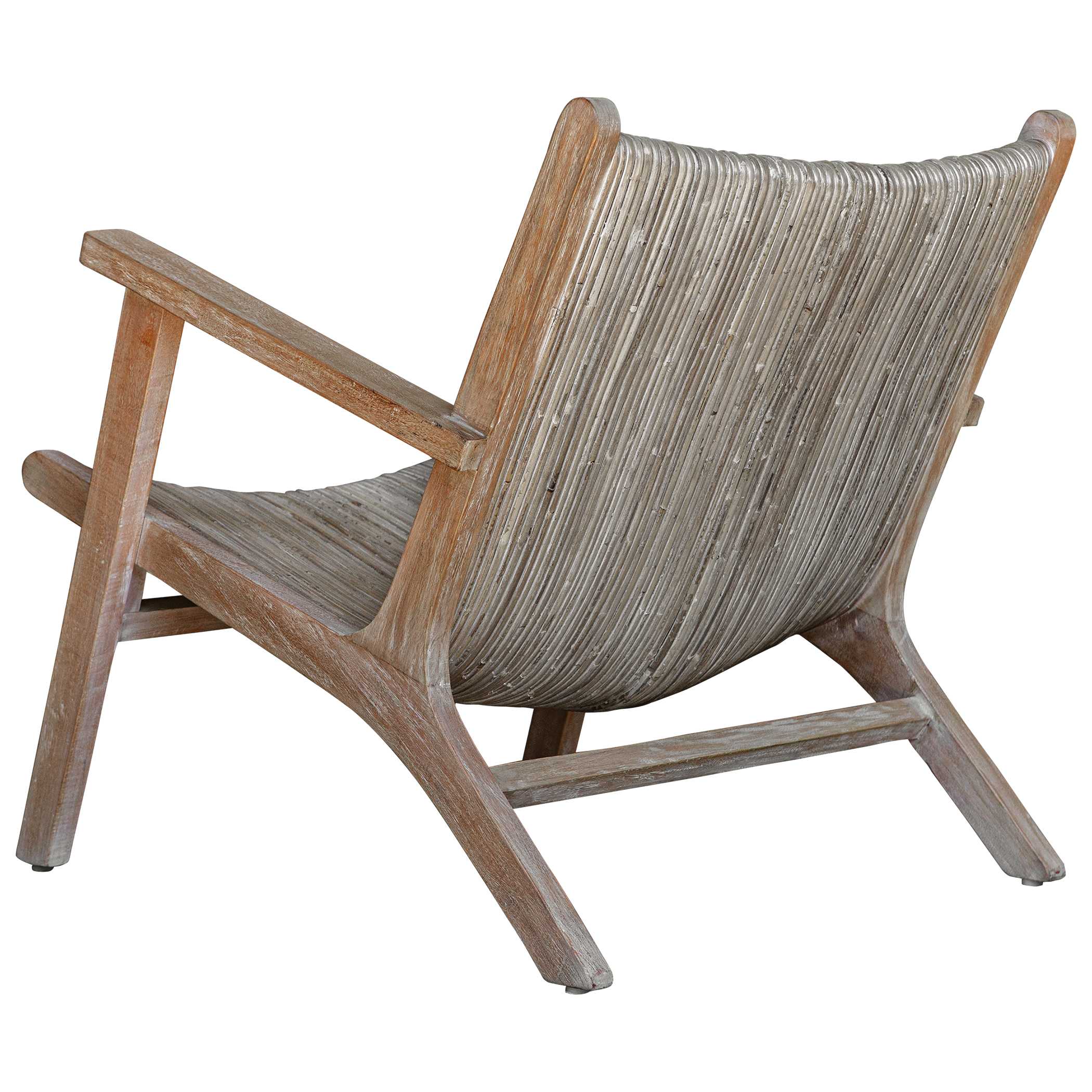Aegea Rattan Accent Chair, Furniture by Uttermost, 29.5" width x 28" height x 33" depth View 6