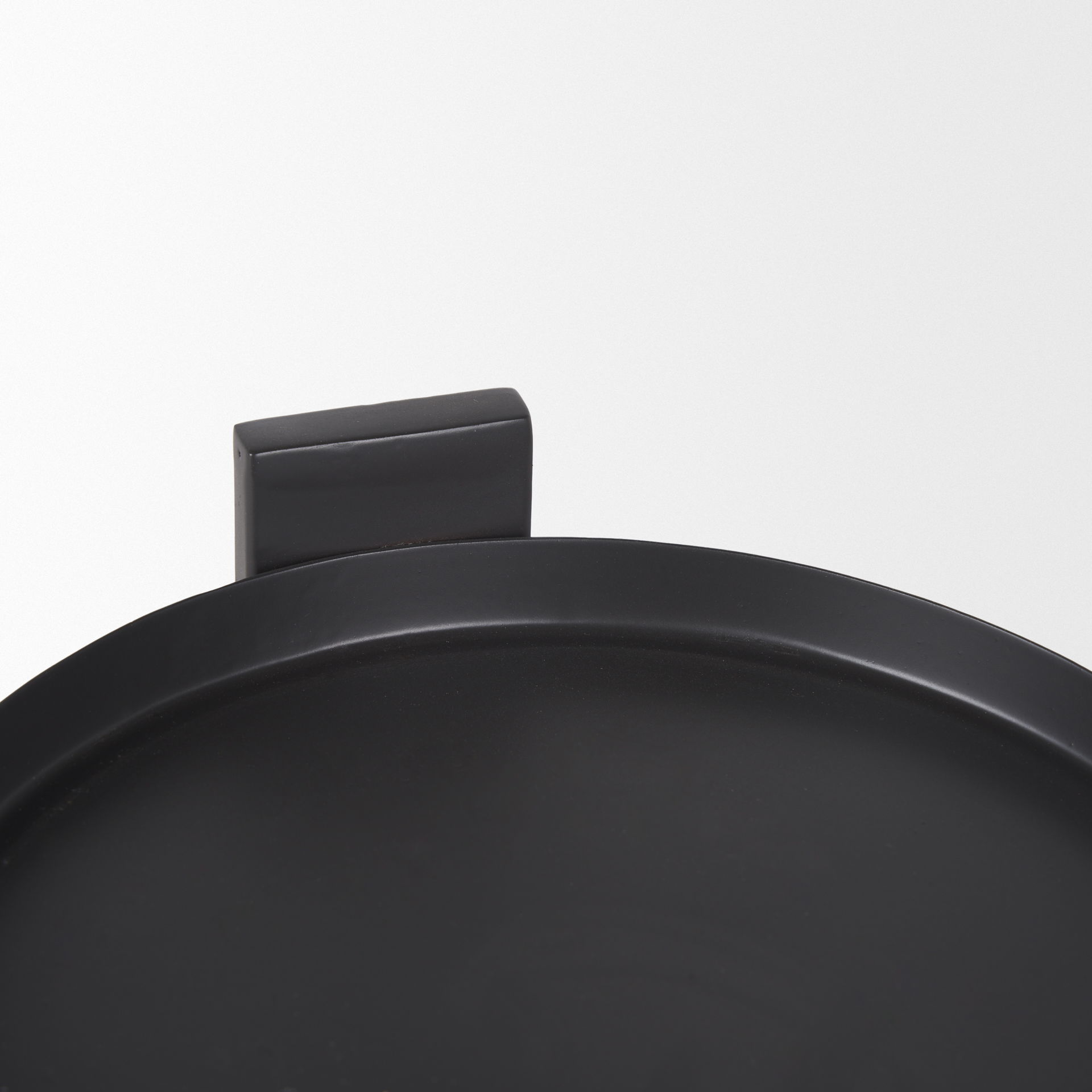 Price Large Matte Black Metal with Glass Hurricane Candle Holder, Candles & Candle Holder by Mercana, 10" length x 10" width x 13.75" height View 10