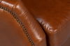 Baker Leather Swivel Chair,Havana Lthr, Seating by Sarreid, 31" length x 38" width x 38" height thumbnail 5