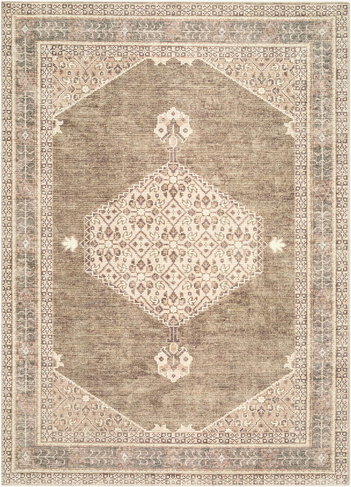 Lila Machine Woven Rug, by Surya, 9'0.27" length x 6'6.74" width