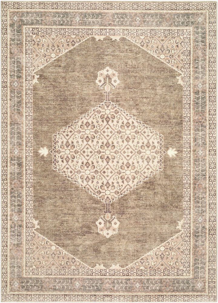 Lila Machine Woven Rug, by Surya, 9'0.27" length x 6'6.74" width
