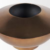 Quiana Medium Textured Gold Metal Vase thumbnail 6