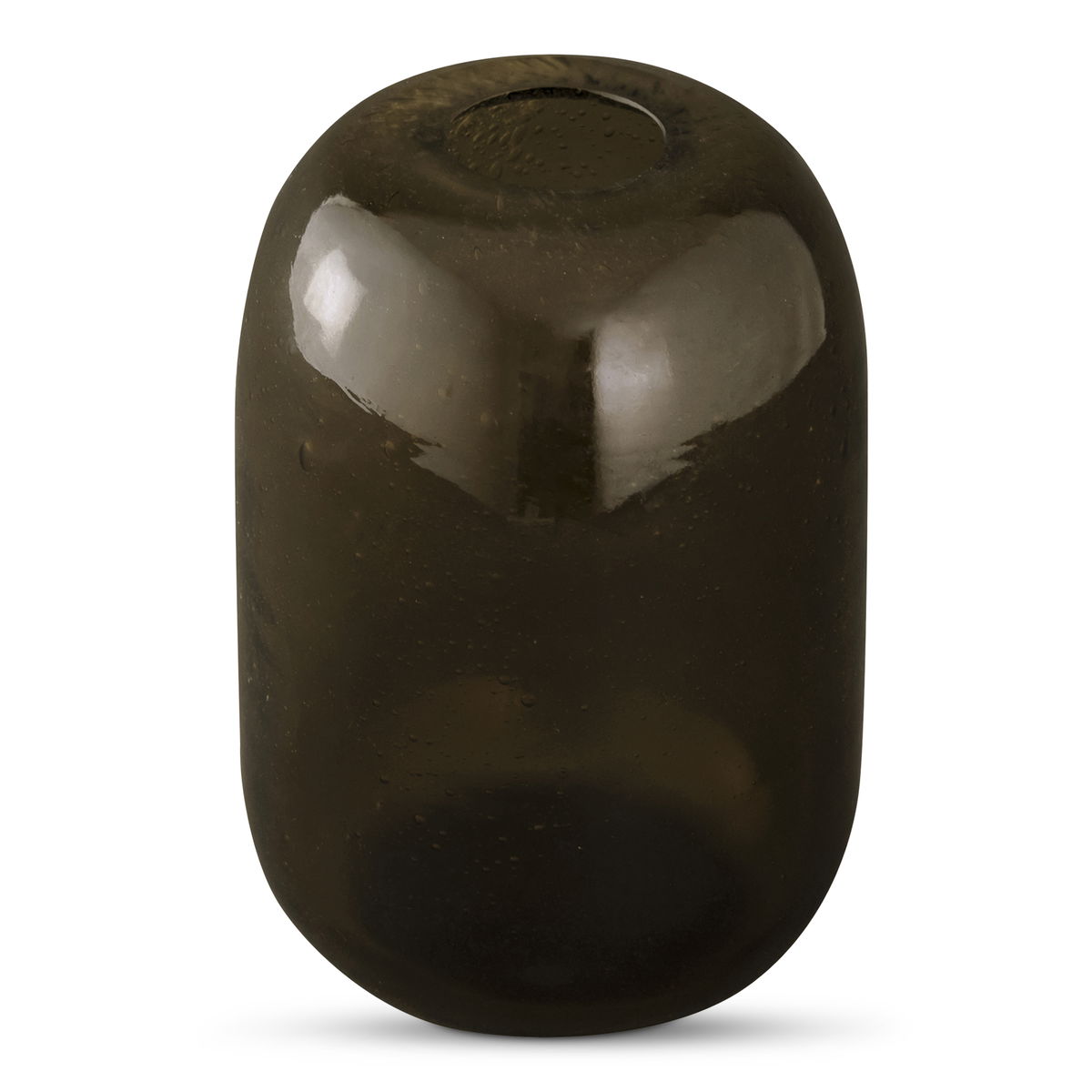 Circe Vase Olive, by Moe's Home, 10.5" width x 6.5" height x 7.5" depth View 2