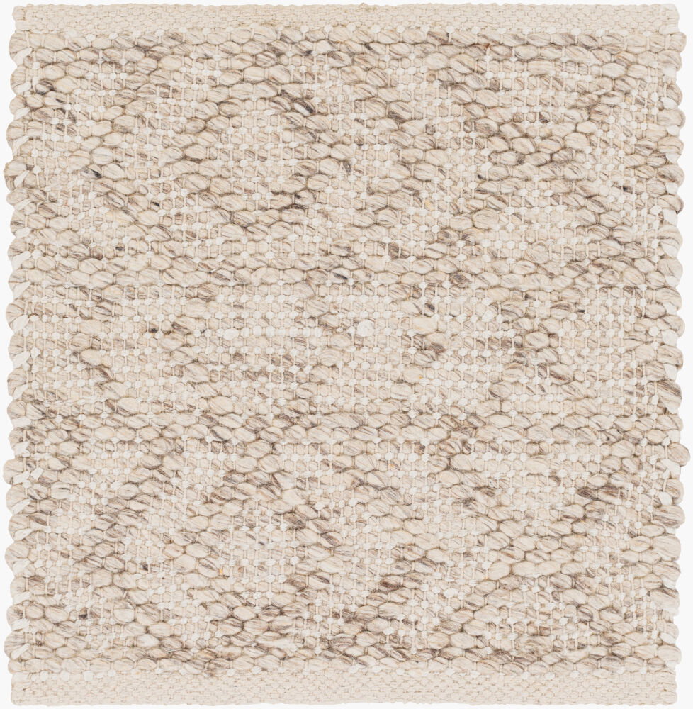 Ingrid Handmade Rug, by Surya, 1'6" length x 1'6" width