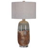 Maggie Ceramic Table Lamp, by Uttermost, 16" width x 30.25" height x 16" depth thumbnail 1