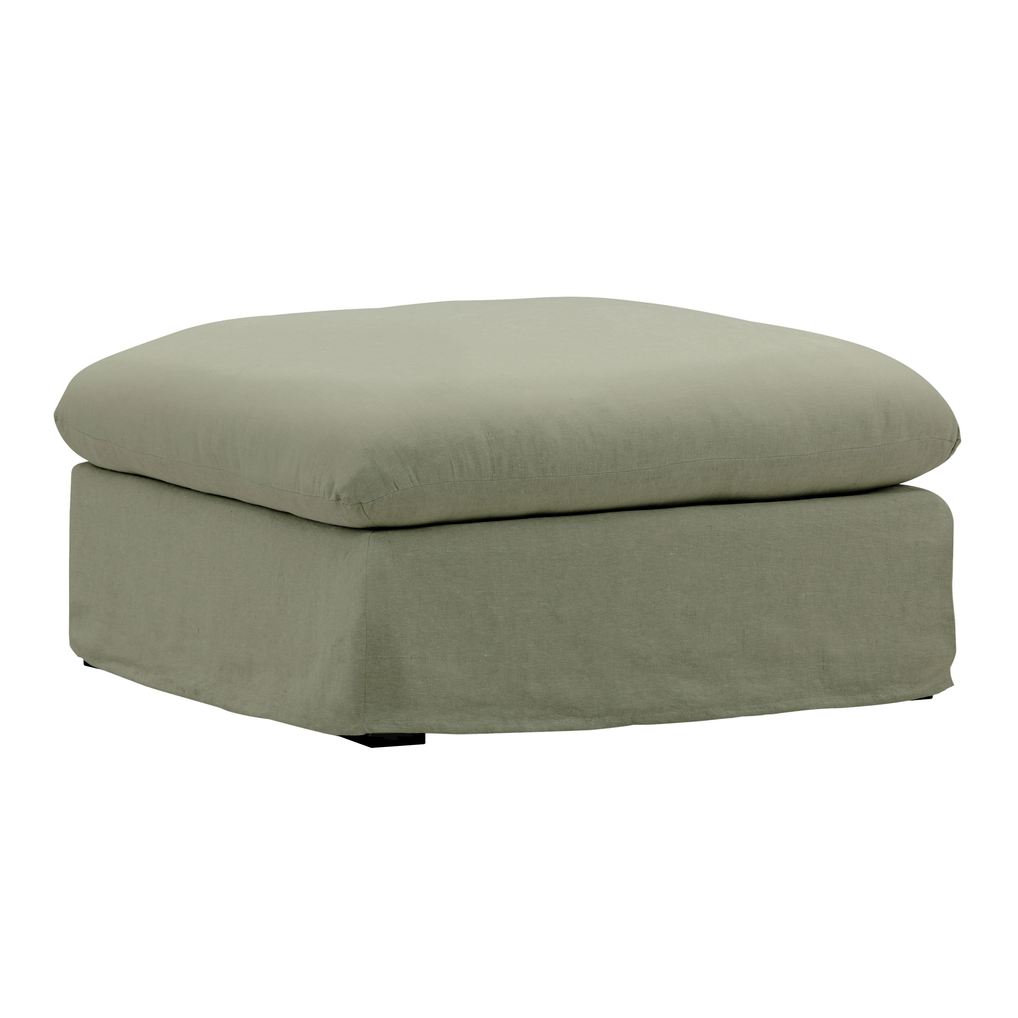 Otis Ottoman Slipcover Forest large image 