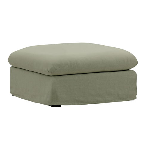 Otis Ottoman Slipcover Forest