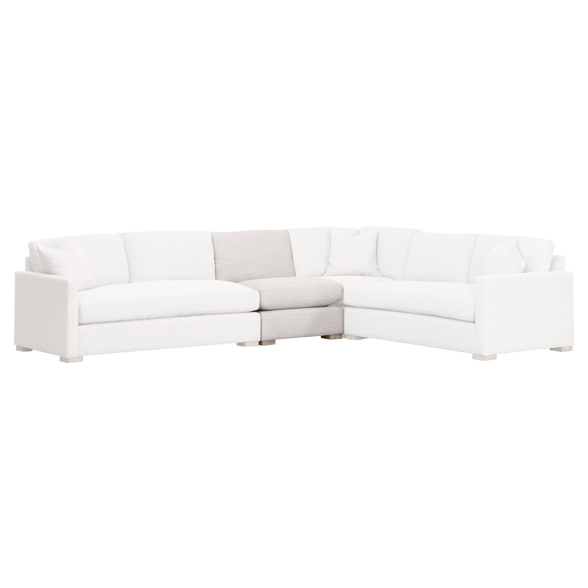 Clara Modular 1-Seat Armless Chair large image 