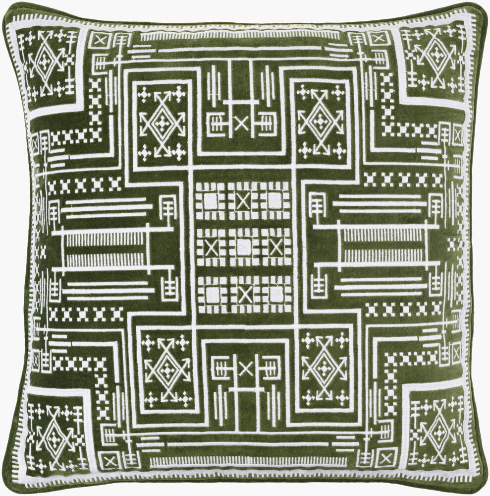 Camaxtli Accent Pillow, Decorative Pillow by Surya, 18" length x 18" width