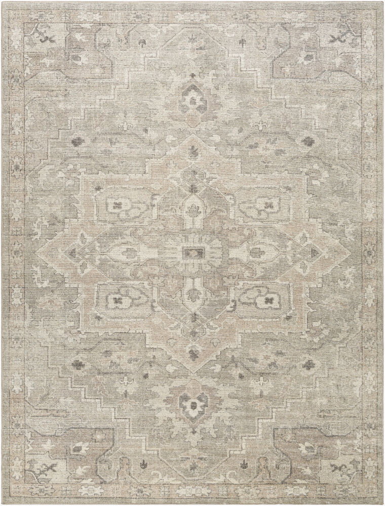 Elle Machine Woven Rug, by Surya, 1'6" length x 1'6" width
