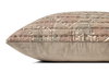 Jean Stoffer x Loloi Taupe Pillow, Decorative Pillow, 18" length x 18" width thumbnail 2