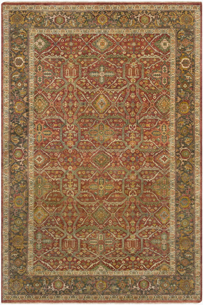 Pazyryk Handmade Rug, by Surya, 1'6" length x 1'6" width