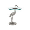Crane Glass End Table, Side & End Table by Currey and Company, 16" width x 25" height x 16" depth thumbnail 6