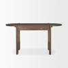 Sohan Dark Brown Elm Wood Oblong Desk, by Mercana, 59" length x 25" width x 30" height thumbnail 4