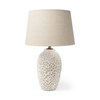 Mariam (26'H) Cream Coral-Inspired Base Table Lamp, by Mercana, 16" length x 16" width x 26" height thumbnail 1