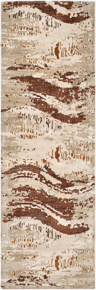 Opulence Handmade Rug, by Surya, 8' length x 2'6" width