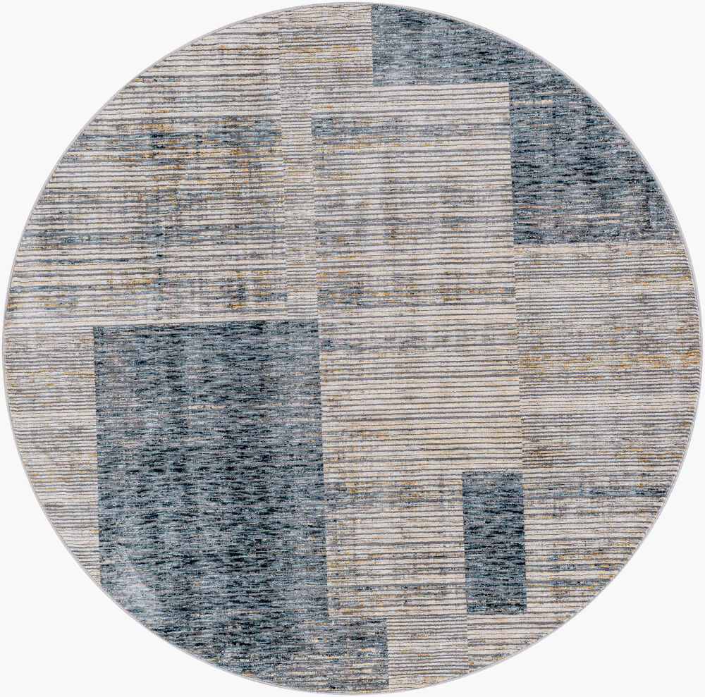Cardiff Machine Woven Rug, by Surya, 5'2.99" length x 5'2.99" width