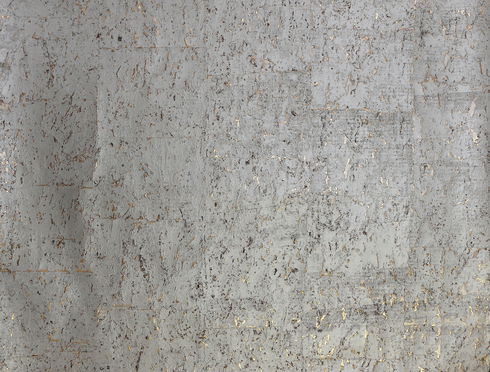 Cork Warm Silver Wallpaper