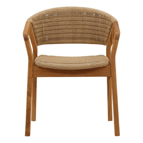Arrow Outdoor Dining Chair Natural