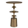 Flight Brass Accent Table, Side & End Table by Uttermost, 16" width x 23.5" height x 16" depth thumbnail 1