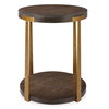 Palisade Round Wood Side Table, Furniture by Uttermost, 19" width x 24" height x 19" depth thumbnail 1