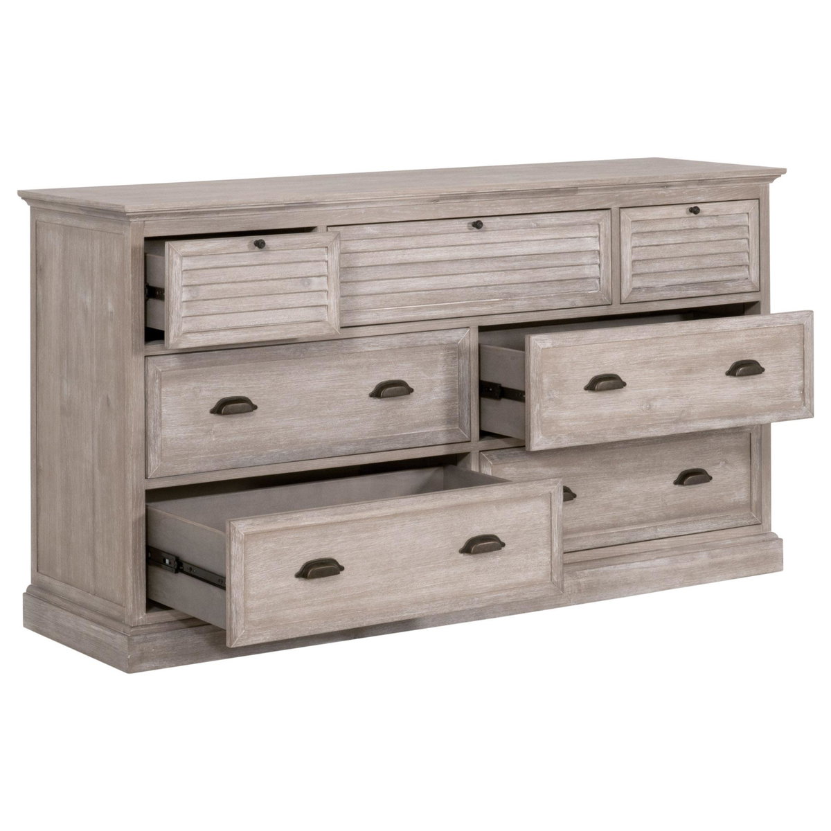 Eden 7-Drawer Media Dresser, by Essentials for Living, 67.75" width x 37.5" height x 20" depth View 5