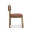 Villetta Dining Chair Deep Pink - Set Of Two, by Moe's Home, 19.8" width x 33" height x 21.9" depth thumbnail 3