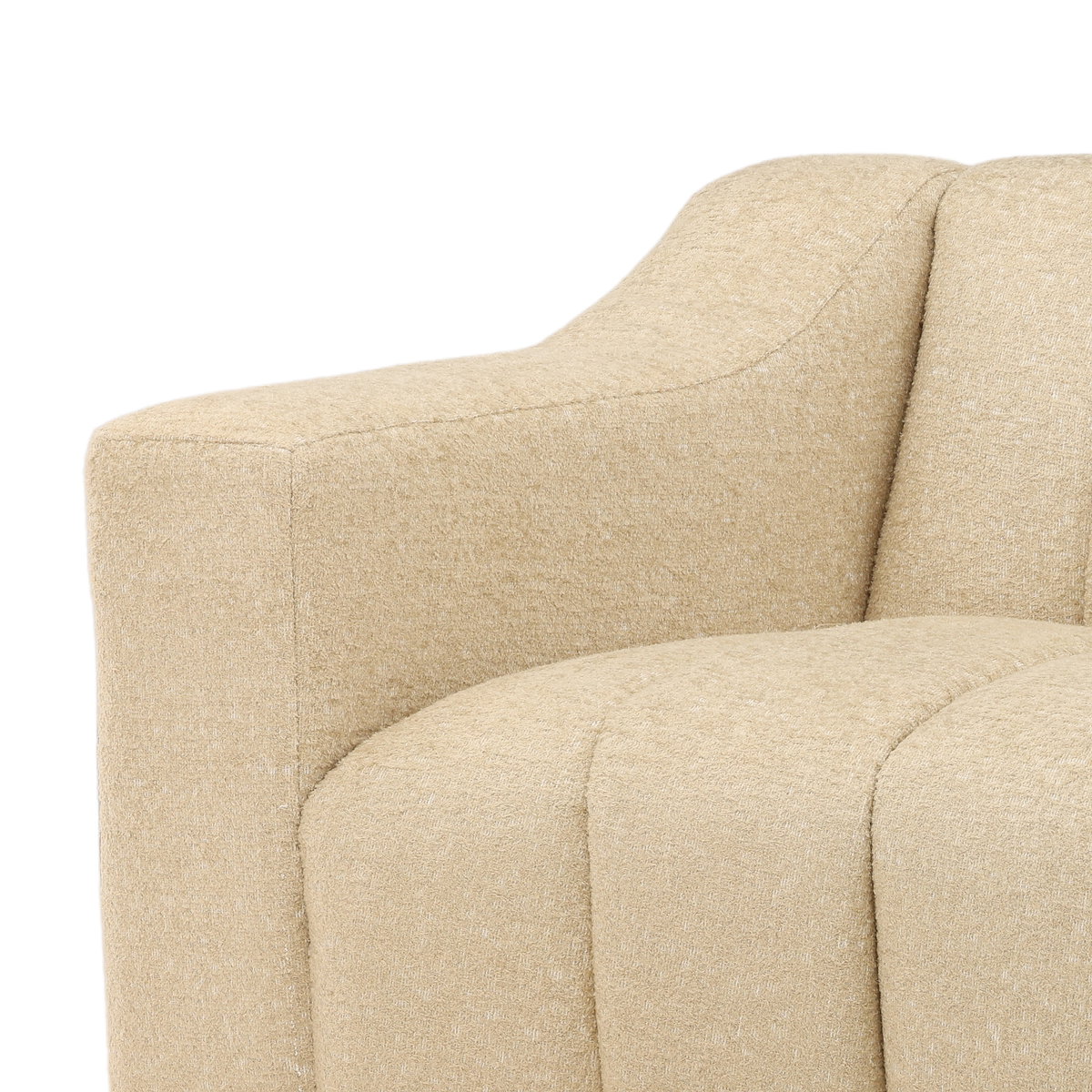 Mitzy Sofa Sand, Sofas & Sectional by Dovetail, 92.5" width x 29" height x 42.5" depth View 6