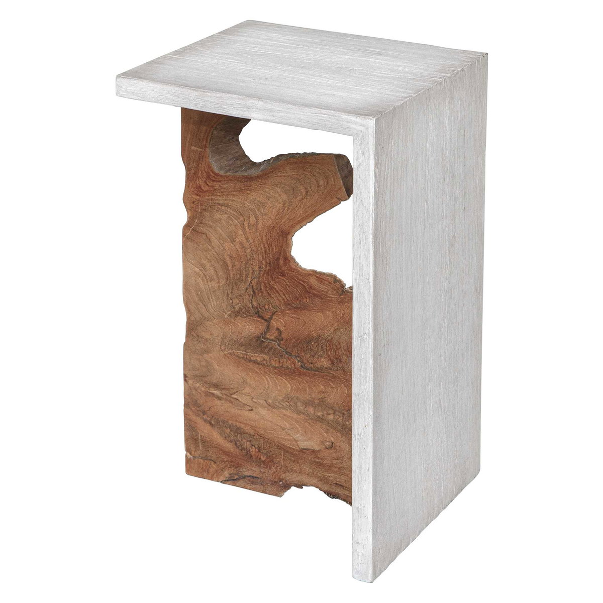 Intersect Modern Accent Table, Side & End Table by Uttermost, 13.78" width x 23.62" height x 11.81" depth View 8