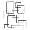 Steel Squares Wall Decor Black thumbnail 2