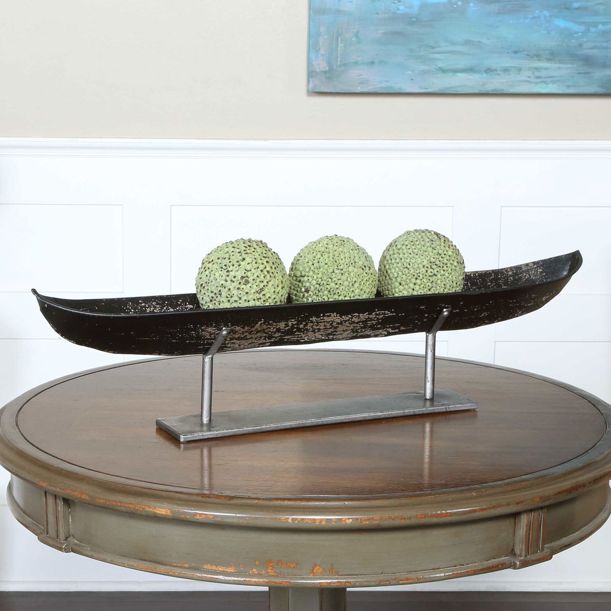 River Boat Sculpture, Figurines & Statue by Uttermost, 30.25" width x 5" height x 7.12" depth View 3