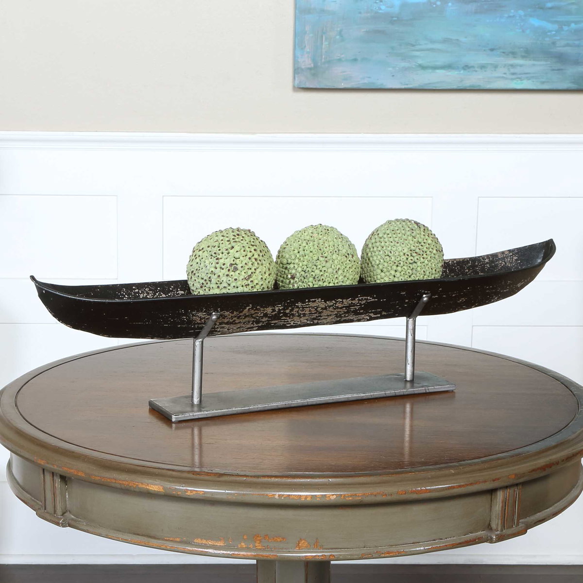 River Boat Sculpture, Figurines & Statue by Uttermost, 30.25" width x 5" height x 7.12" depth View 3