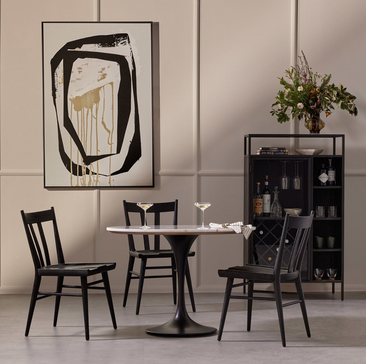 Gregory Dining Chair, by Four Hands, 19.75" width x 35" height x 21.75" depth View 11