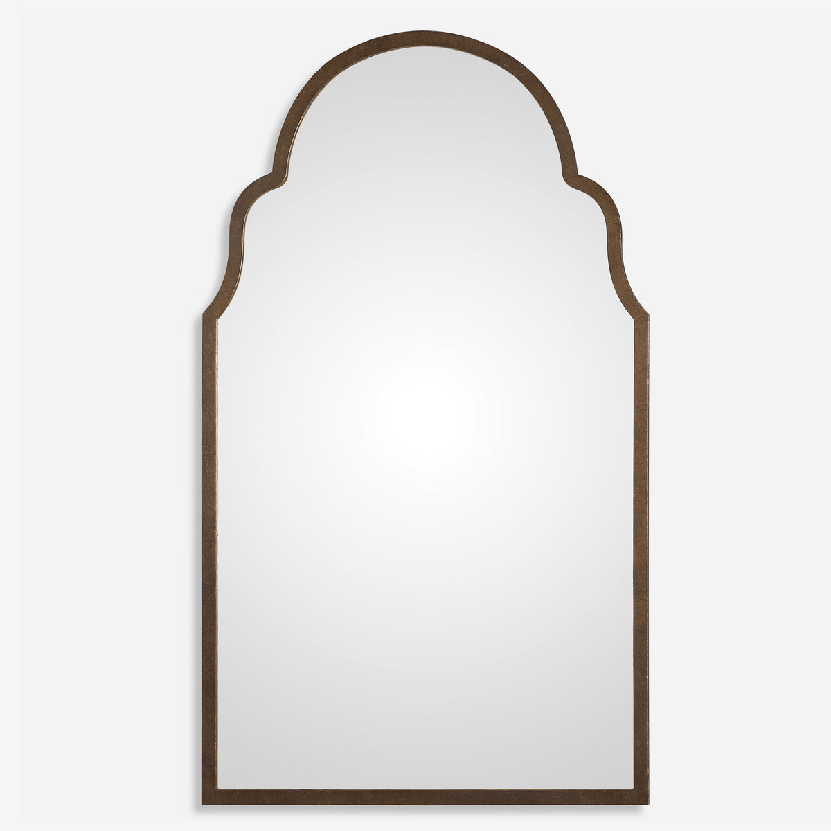 Brayden Arch Metal Mirror, by Uttermost, 2'0.25" width x 3'4.75" height x 1" depth View 1