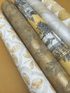 Charleston Damask Yellow Wallpaper thumbnail 3