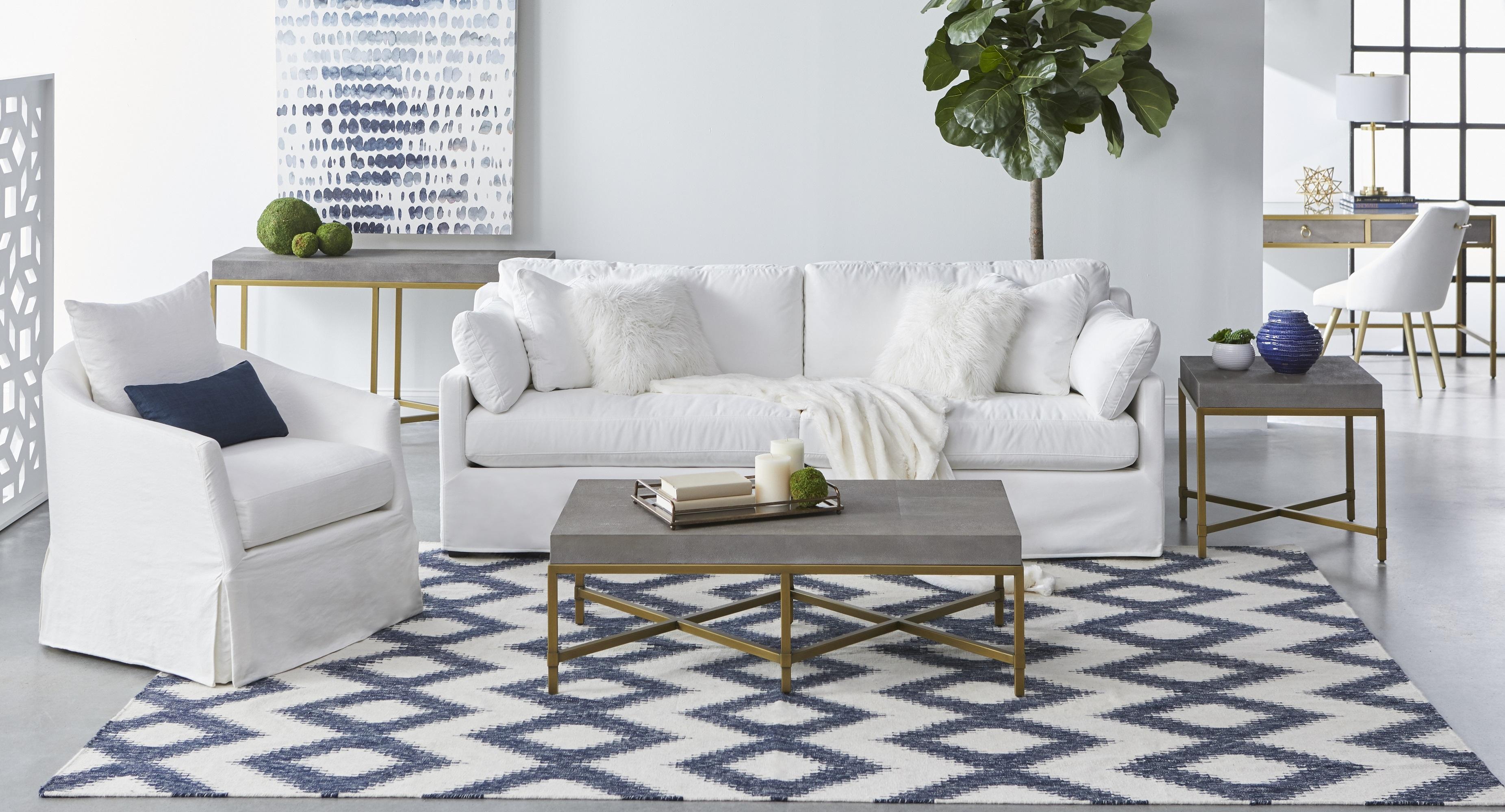 Faye Slipcover Swivel Club Chair large image 