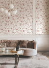 Floral Lace Brick Wallpaper thumbnail 1