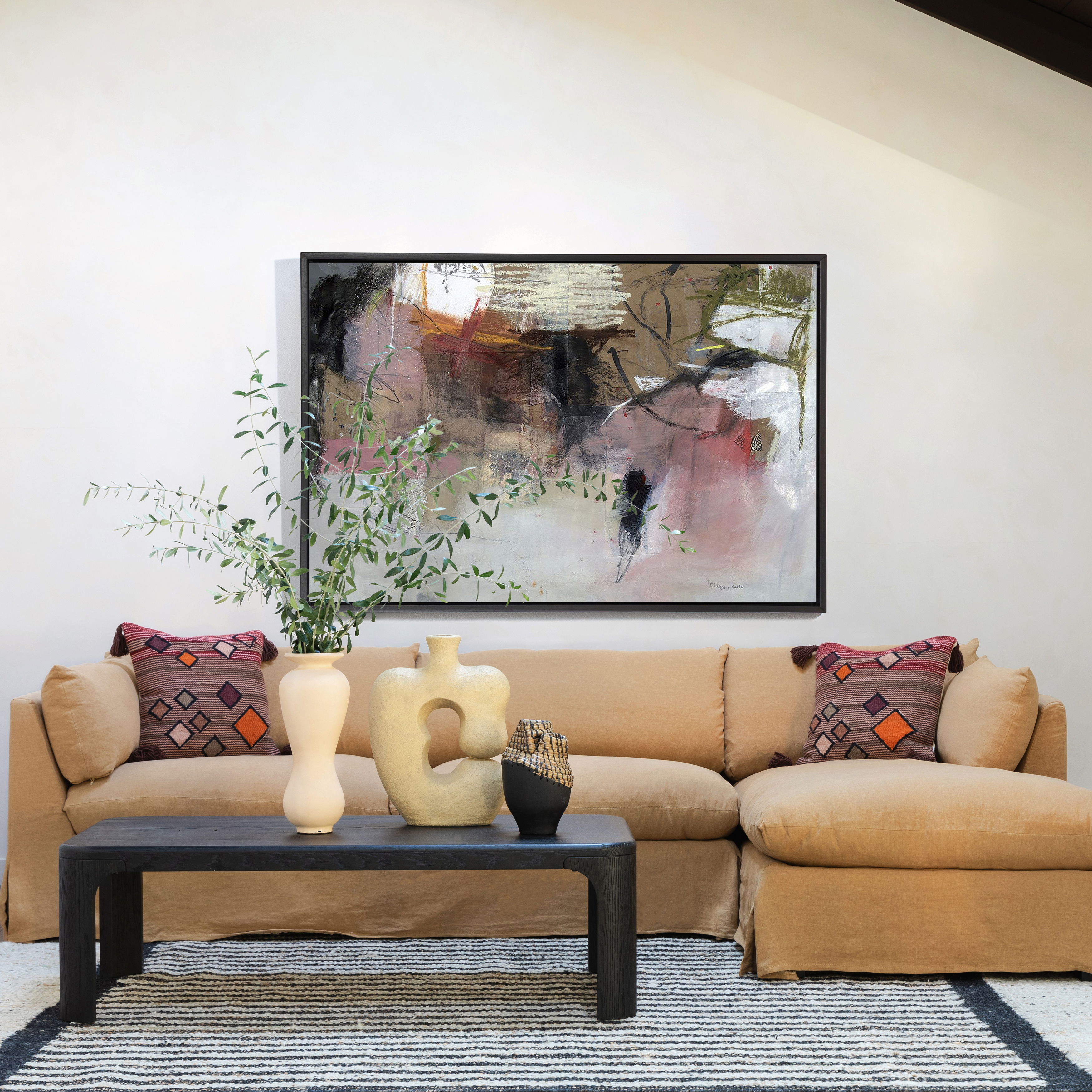 Otis 2 Piece Chaise Sectional Frame RAF, Sofas & Sectional by Dovetail, 123" width x 28.5" height x 64.5" depth View 7