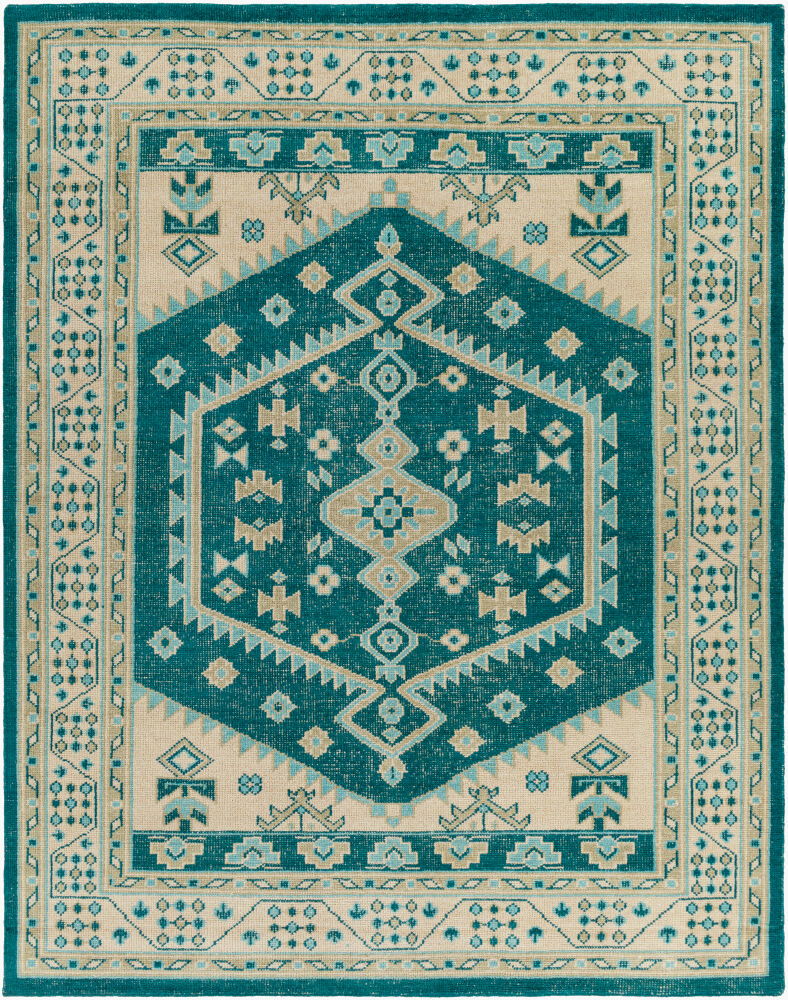 Milas Handmade Rug, by Surya, 3' length x 2' width