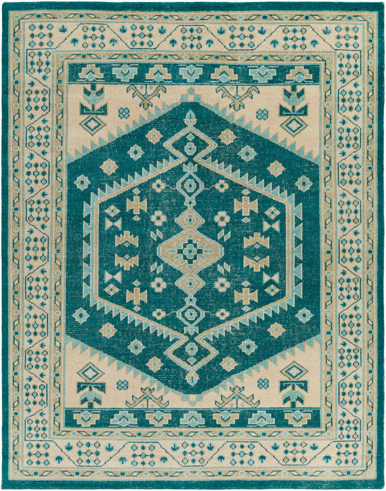 Milas Handmade Rug, by Surya, 9' length x 6' width