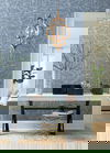 Urban Chalk Blue Peel & Stick Wallpaper thumbnail 1