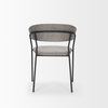 Carolyn Contoured Back Dining Side Chair | Gray Fabric with Metal, Dining Chair by Mercana, 20.5" length x 22.75" width x 31" height thumbnail 8