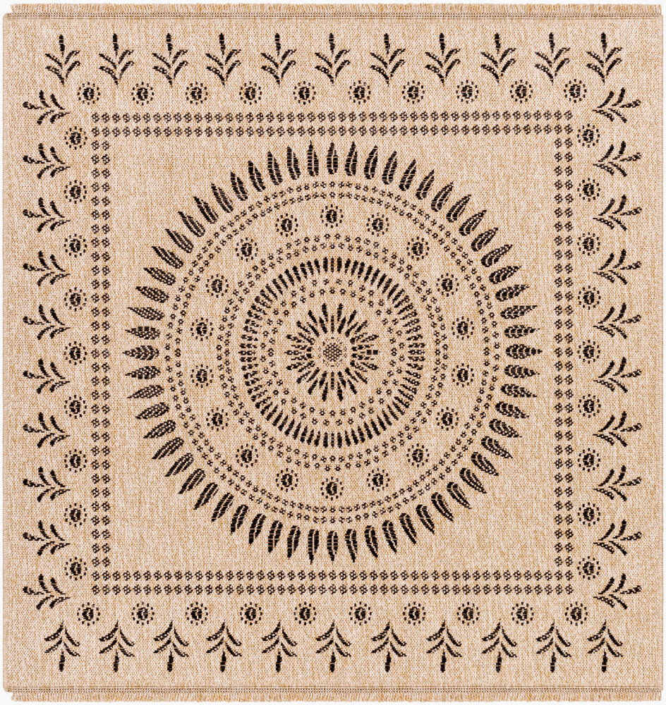 Encore Machine Woven Rug, by Surya, 1'3.75" length x 1'3.75" width
