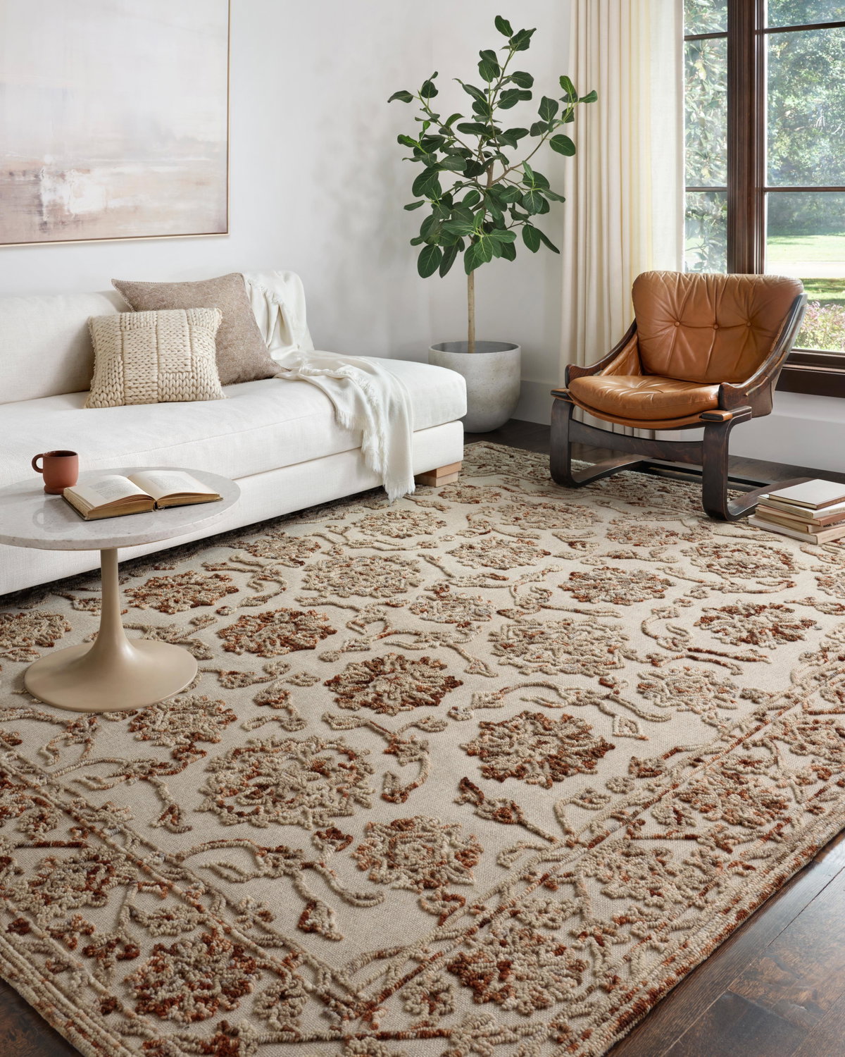 Loloi II Halle Rug, 1'6" length x 1'6" width View 2