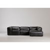 Form Lounge Modular Sectional Vantage Black Leather thumbnail 7