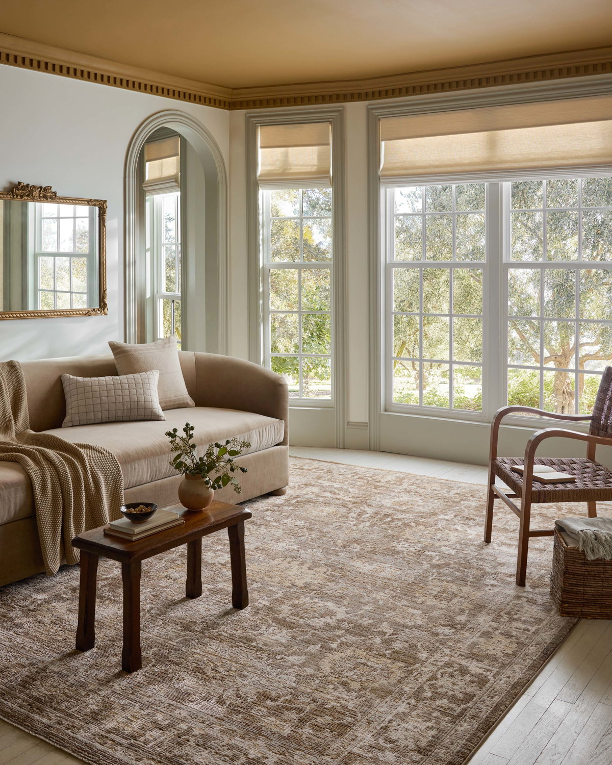 Magnolia Home by Joanna Gaines x Loloi Pace Rug, 5'3" length x 5'3" width View 3