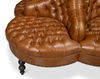 Lobby Sofa, Cuba Brown, Seating by Sarreid, 57" length x 57" width x 39" height thumbnail 12