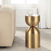 Golden Vessel Modern Accent Table thumbnail 1