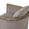 Viaggio Gray Chenille Accent Chair thumbnail 7