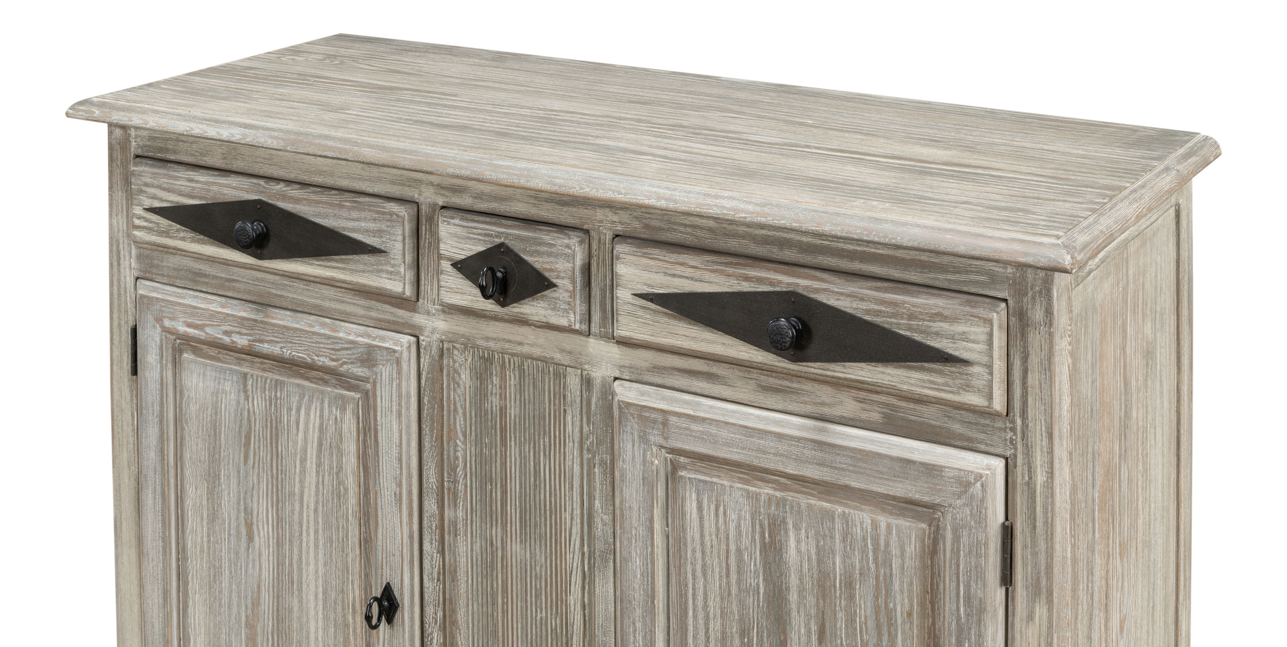 Shepherd Bungalow Buffet, Cabinets & Sideboard by Sarreid, 54" length x 19" width x 42" height View 10